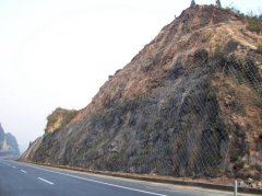 山西孝柳铁路的边坡防护网工程现已圆满竣工